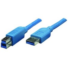 Кабель Atcom USB - USB Type-B V 3.0 (M/M), 3 м, blue (12824)