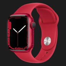 Apple Watch Series 7 45mm PRODUCT(RED) Aluminum Case with Red Sport Band (MKN93)