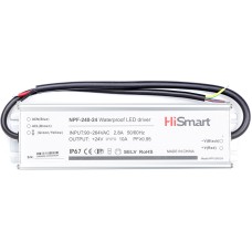 Блок живлення HiSmart 24V, 10A, 240W, PFC, IP67