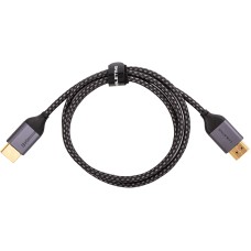 Відео кабель Cabletime HDMI (M) - HDMI (M), 2.1V, 32AWG, 8K Ultra HD, 1м