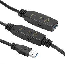 Активний подовжувач PowerPlant USB 3.0 AM - AF, 10 м