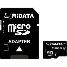 Карта пам'яті RiDATA microSDXC 128GB Class 10 UHS-I + SD адаптер