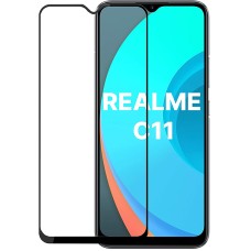 Захисне скло Full screen PowerPlant для Realme C11, Black