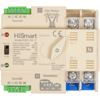 Автоматичний перемикач HiSmart W2R-2P 220V 100A