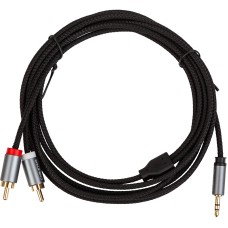 Аудіо кабель CableTime 3.5мм - 2x RCA, 3 м