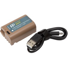 Акумулятор PowerPlant Panasonic TDMW-BLK22 2400mAh з кабелем Type-C