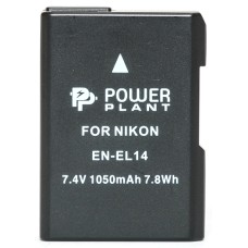 Акумулятор PowerPlant Nikon EN-EL14 Chip 1050mAh