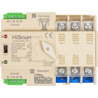 Автоматичний перемикач HiSmart W2R-3P 220V 100A