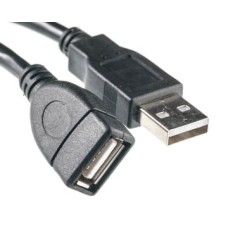 Кабель PowerPlant USB 2.0 AF – AM, 1.5м