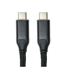 Кабель San Guan USB 3.0 Type-C - Type-C PD 60W, 3м, чорний