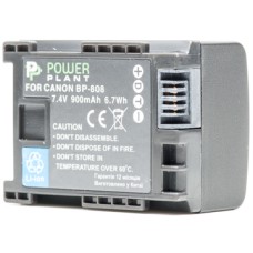 Акумулятор PowerPlant Canon BP-808 Chip 900mAh