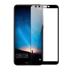 Захисне скло Full screen PowerPlant для Huawei Y9 (2018), Black