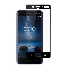 Захисне скло Full screen PowerPlant для Nokia 8 Black