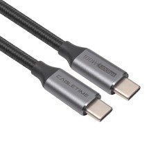 Кабель Cabletime USB3.1, USB-C - USB-C, 20Gbps, 100W, 20V/ 5A, 4K/ 60HZ, 2м