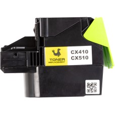 Картридж PowerPlant Lexmark CX410de YL (CX410/CX510) (з чіпом)