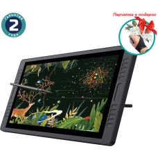 Графічний монітор Huion Kamvas GT-221Pro + рукавичка