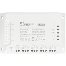 Розумний 4-канальний перемикач Wi-Fi Sonoff з керуванням RF433MHz