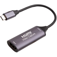 Карта відеозахоплення PowerPlant HDMI (F) - 2.0 USB Type-C (M) (HDVC2-C)