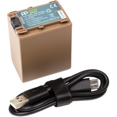 Акумулятор PowerPlant Sony TNP-FV100A 3090mAh з кабелем Type-C