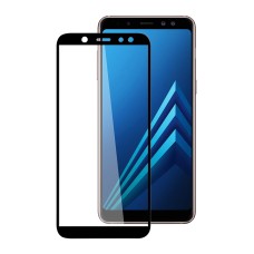 Захисне скло Full screen PowerPlant для Samsung Galaxy A6, Black