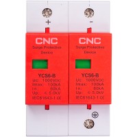 Обмежувач імпульсних перенапруг CNC YCS6/2P-B 60-100KA DC1000V DC