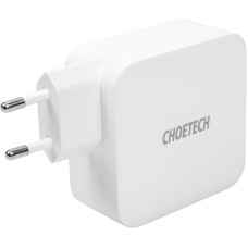 Зарядний пристрій Choetech GaN 2xUSB Type-C 100W, PD