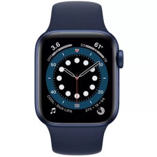 Смарт-часы Apple Watch Series 6 GPS 40mm Blue Aluminum Case w. Deep Navy Sport B. (MG143)