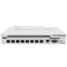 Комутатор Mikrotik CRS309-1G-8S+IN, 8xSFP+, 1хGE PoE In managment, RS232, L3)