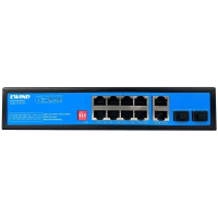 12-портовый гигабитный POE с Uplink SFP