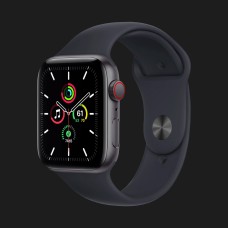 Apple Watch Series SE 44mm GPS + LTE, Space Gray with Midnight Sport Band (MKRR3/MKT33)