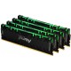 Модуль памяти для компьютера DDR4 32GB (4x8GB) 3600 MHz Renegade RGB Black Kingston Fury (ex.HyperX) (KF436C16RBAK4/32)