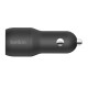 Зарядное устройство Belkin Car Charger (24W) Dual USB-A, USB-A - Lightning, 1m, black (CCD001BT1MBK)