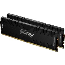 Модуль памяти для компьютера DDR4 16GB (2x8GB) 3200 MHz Renegade Black Kingston Fury (ex.HyperX) (KF432C16RBK2/16)