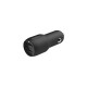 Зарядное устройство Belkin Car Charger (24W) Dual USB-A, USB-A - USB-C, 1m, black (CCE001BT1MBK)