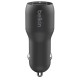 Зарядное устройство Belkin Car Charger (24W) Dual USB-A, USB-A - USB-C, 1m, black (CCE001BT1MBK)