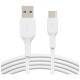 Дата кабель USB 2.0 AM to Type-C 1.0m PVC white Belkin (CAB001BT1MWH)