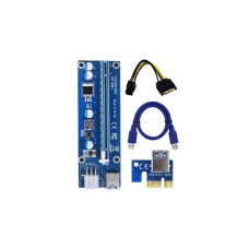 Райзер PCI-E x1 to 16x 60cm USB 3.0 Cable SATA to 6Pin Power v.006C Dynamode (RX-riser-006c 6 pin)