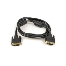 Кабель мультимедийный DVI to DVI 24+1pin, 1.5m ferrites PowerPlant (CA910854)