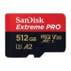 Карта памяти SanDisk 512 GB microSDXC UHS-I U3 Extreme Pro+SD Adapter (SDSQXCD-512G-GN6MA)