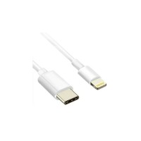 Дата кабель USB-C to Lightning 1.8m GOLD plated Atcom (A15278)