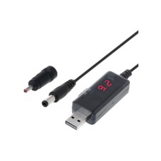 Кабель питания USB 5V to DC 9V/12V 5.5*2.1/3,5*1,35 mm Dynamode (KWS-912V)