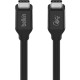 Дата кабель USB-C to USB-C 0.8m USB4 40Gbps 100W Black Belkin (INZ001BT0.8MBK)