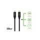 Дата кабель USB-C to USB-C 0.8m USB4 40Gbps 100W Black Belkin (INZ001BT0.8MBK)