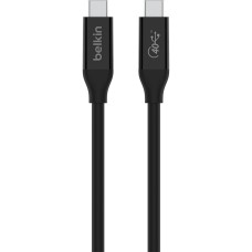 Дата кабель USB-C to USB-C 0.8m USB4 40Gbps 100W Black Belkin (INZ001BT0.8MBK)