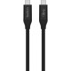 Дата кабель USB-C to USB-C 0.8m USB4 40Gbps 100W Black Belkin (INZ001BT0.8MBK)