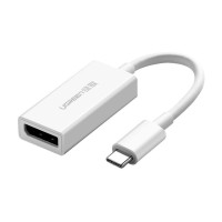 Перехідник USB-C to DisplayPort Adapter MM130 UGREEN Білий