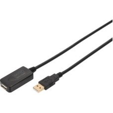 Дата кабель USB 2.0 AM/AF 5.0m active Assmann (DA-70130-4)