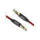 Кабель мультимедийный Jack 3.5mm Yiven M30 M/M 1.5m red-black Baseus (CAM30-C91)