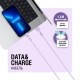 Дата кабель USB 2.0 AM to Type-C 1.2m AL-CBCOLOR-T1BK Purple ACCLAB (1283126518270)