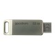 USB флеш накопитель Goodram 32GB ODA3 Silver USB 3.0 / Type-C (ODA3-0320S0R11)